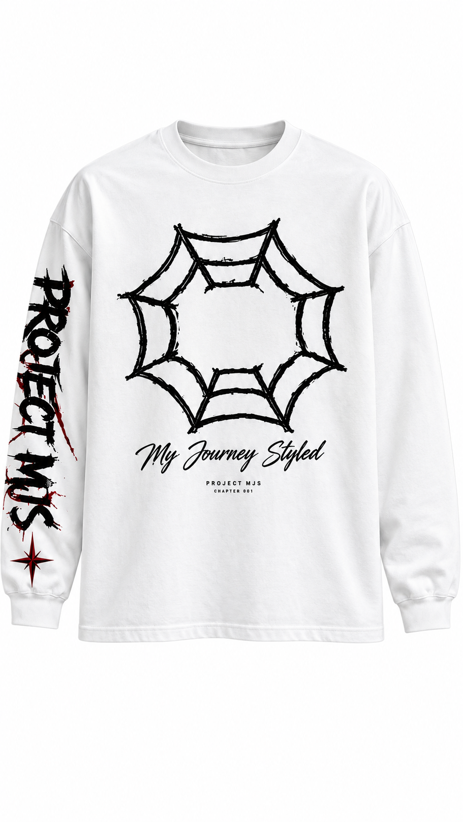 Spiderweb long sleeve front