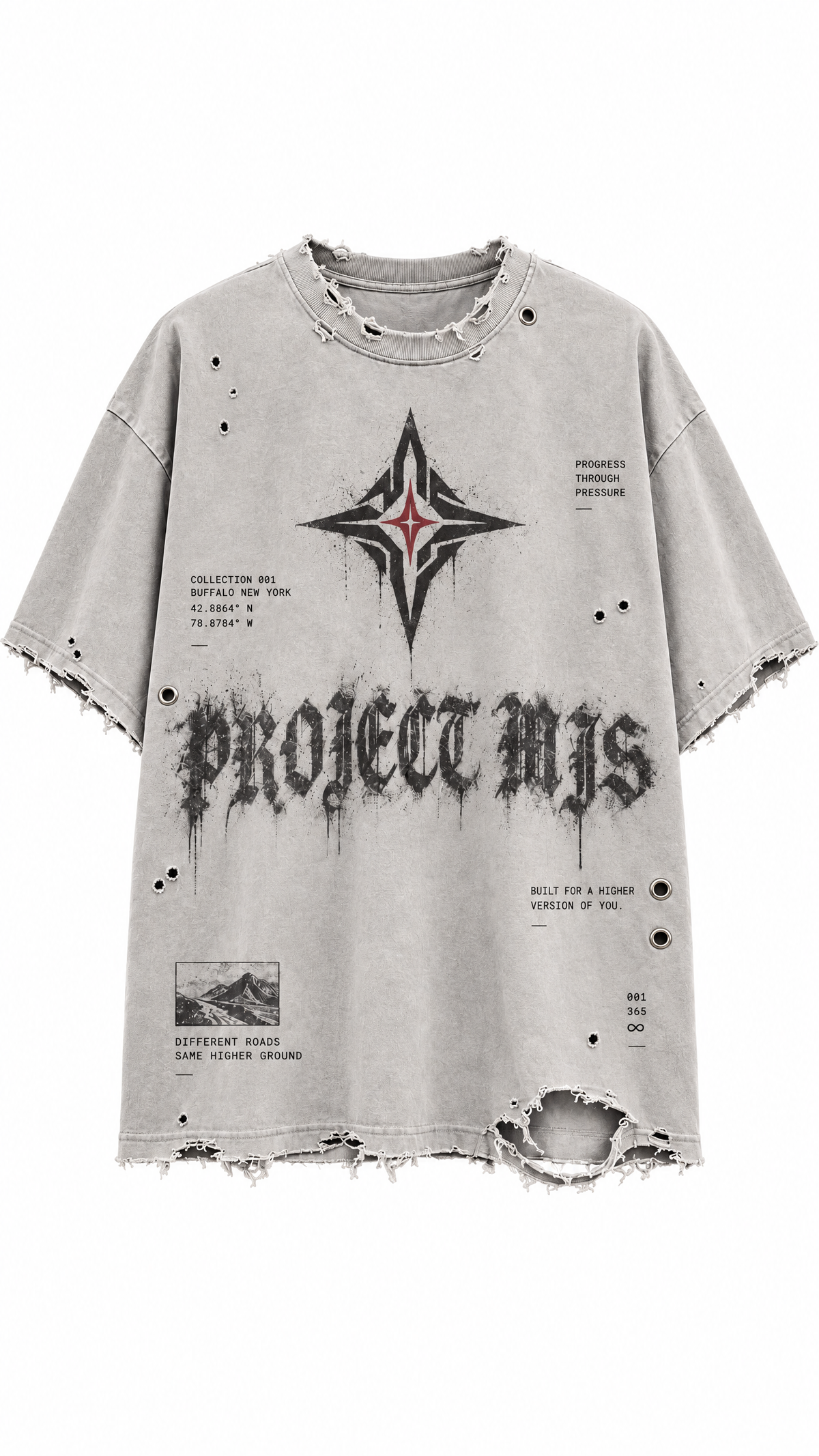 PROJECT MJS DISTRESSED TEE