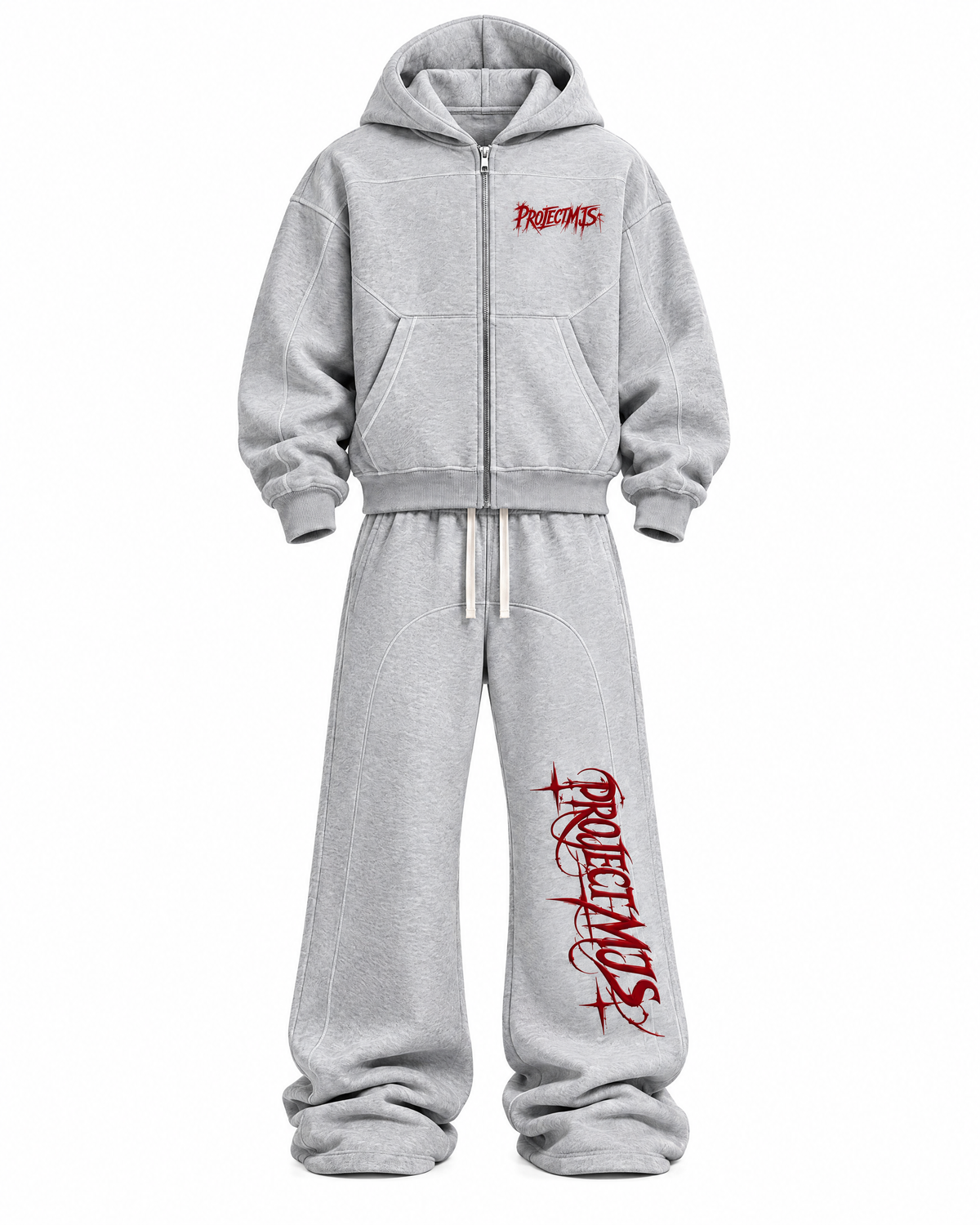 PROJECT MJS CONTRAST-STITCHED FLEECE SET