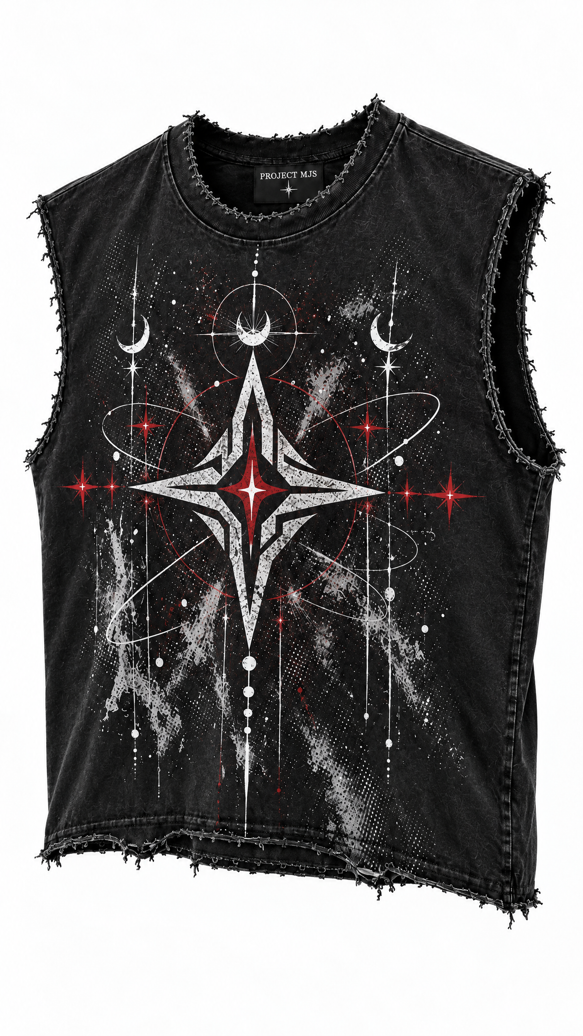 Project MJS Graphic Tank three-quarter view