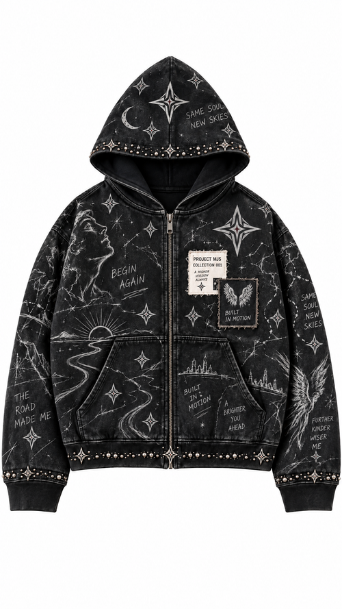 Project MJS Rhinestone Hoodie front hero