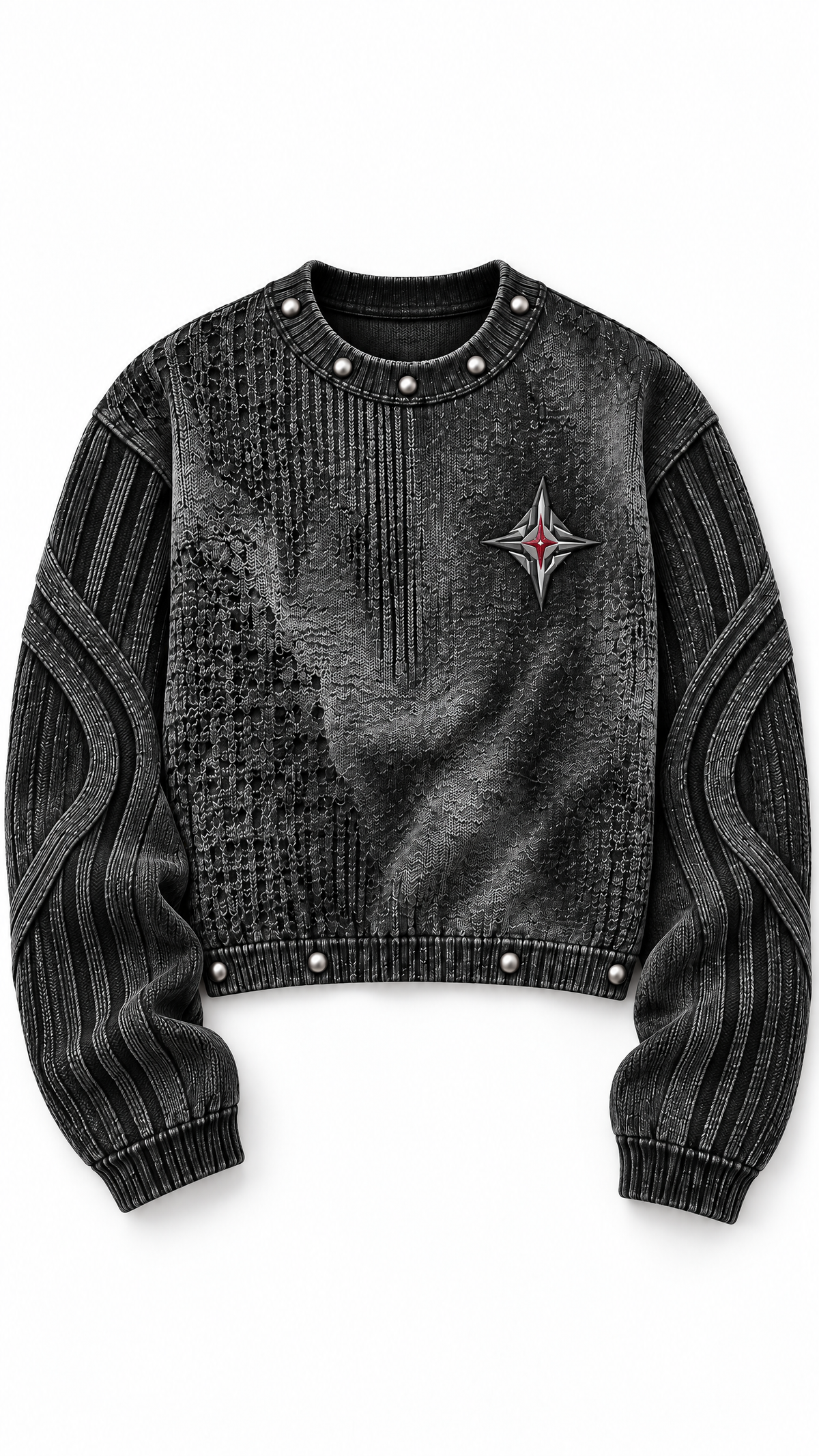 Project MJS Textured Knit editorial flat lay