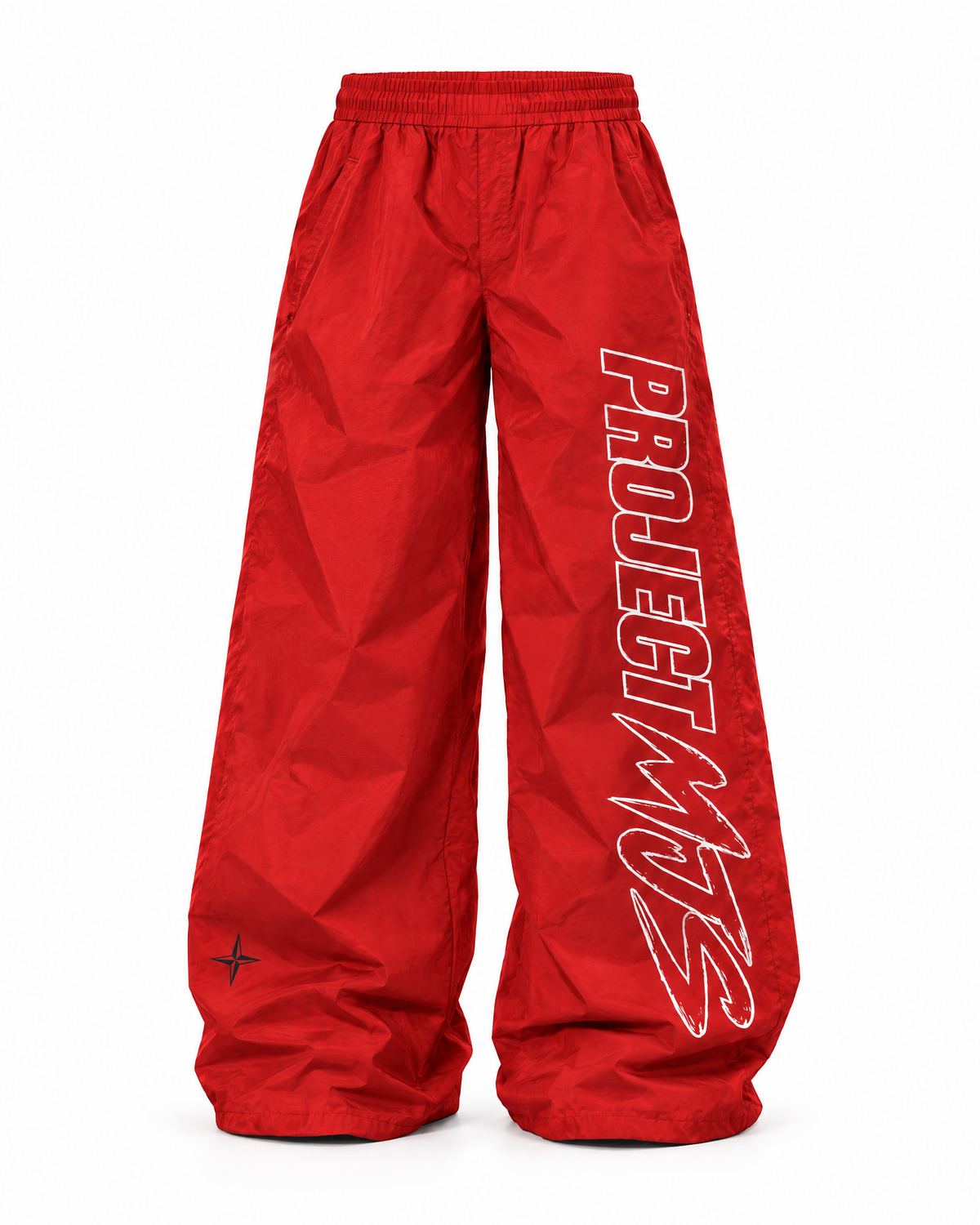 SIGNAL WIDE-LEG NYLON PANT